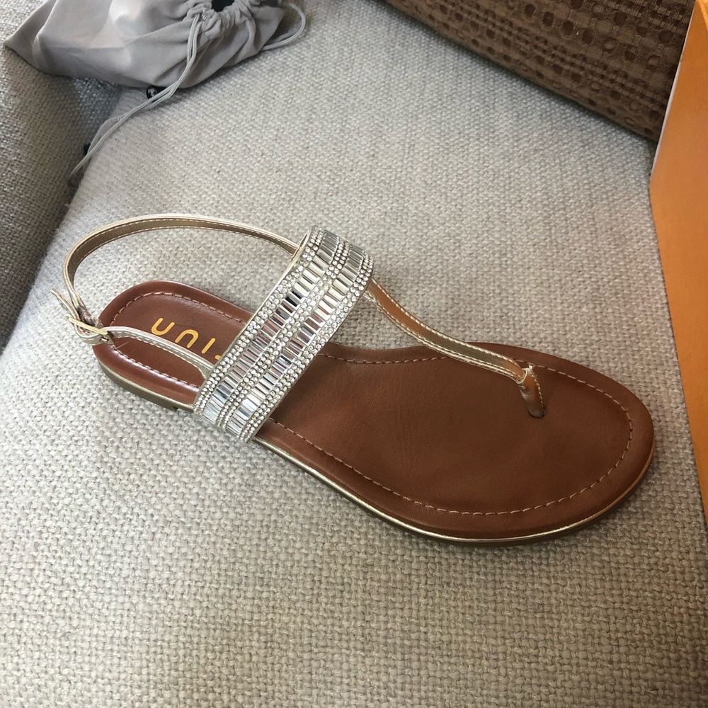 silver sandals